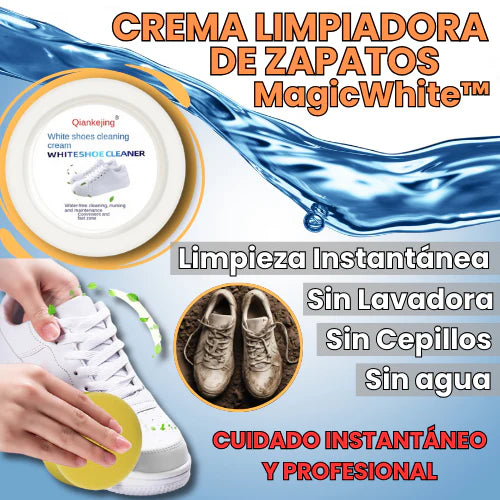 Crema Limpiadora de Zapatos - Magic White™